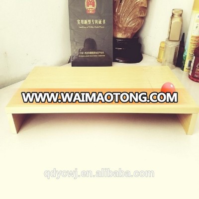 wooden desktop computer lap tv tray table